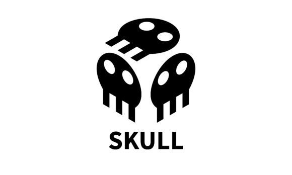 3D Cube Skull