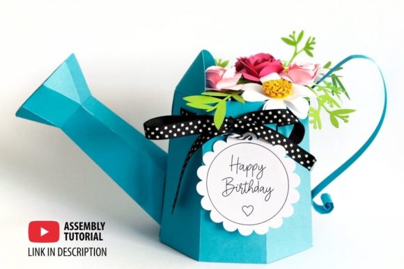 3D Paper Watering Can