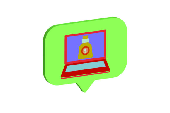 Icon Laptop 3D Sack