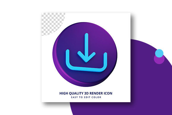 Telegram Icon in 3d Rendering Premium Ps