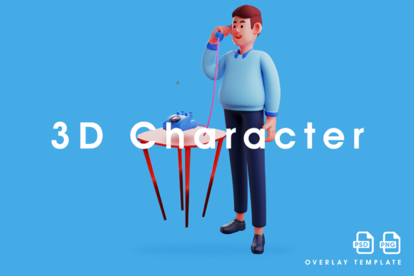 Workman Cartoon Design Speaking on Phone: Why Quality Matters in 3D Character Assets